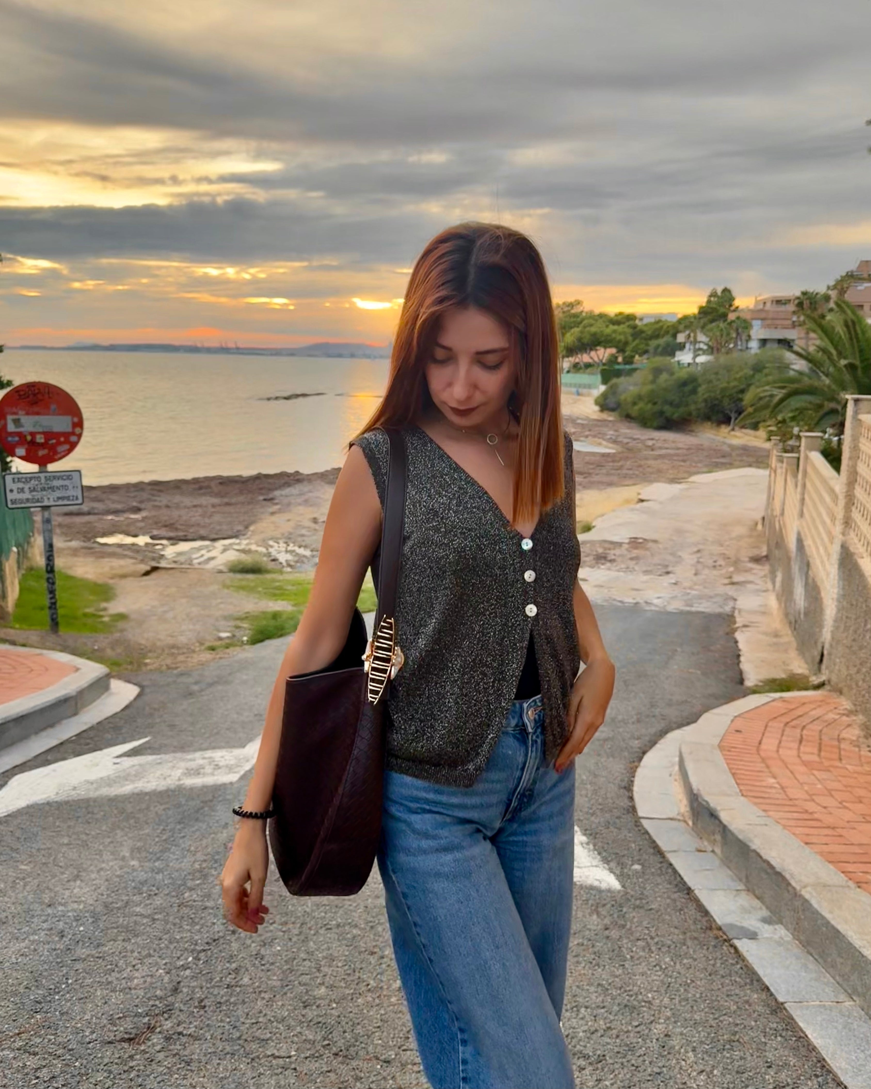 Chaleco Zaira marrón