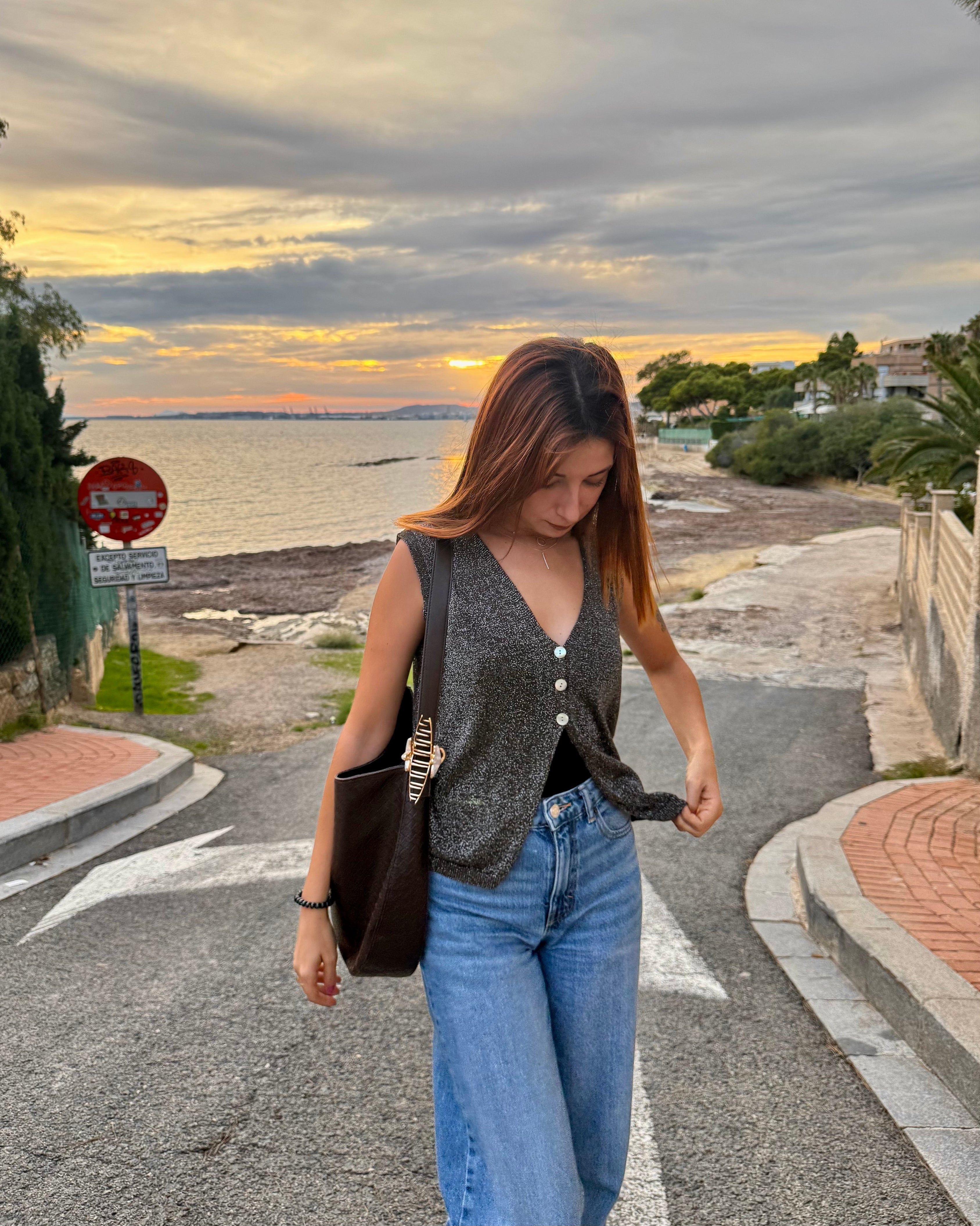 Chaleco Zaira marrón