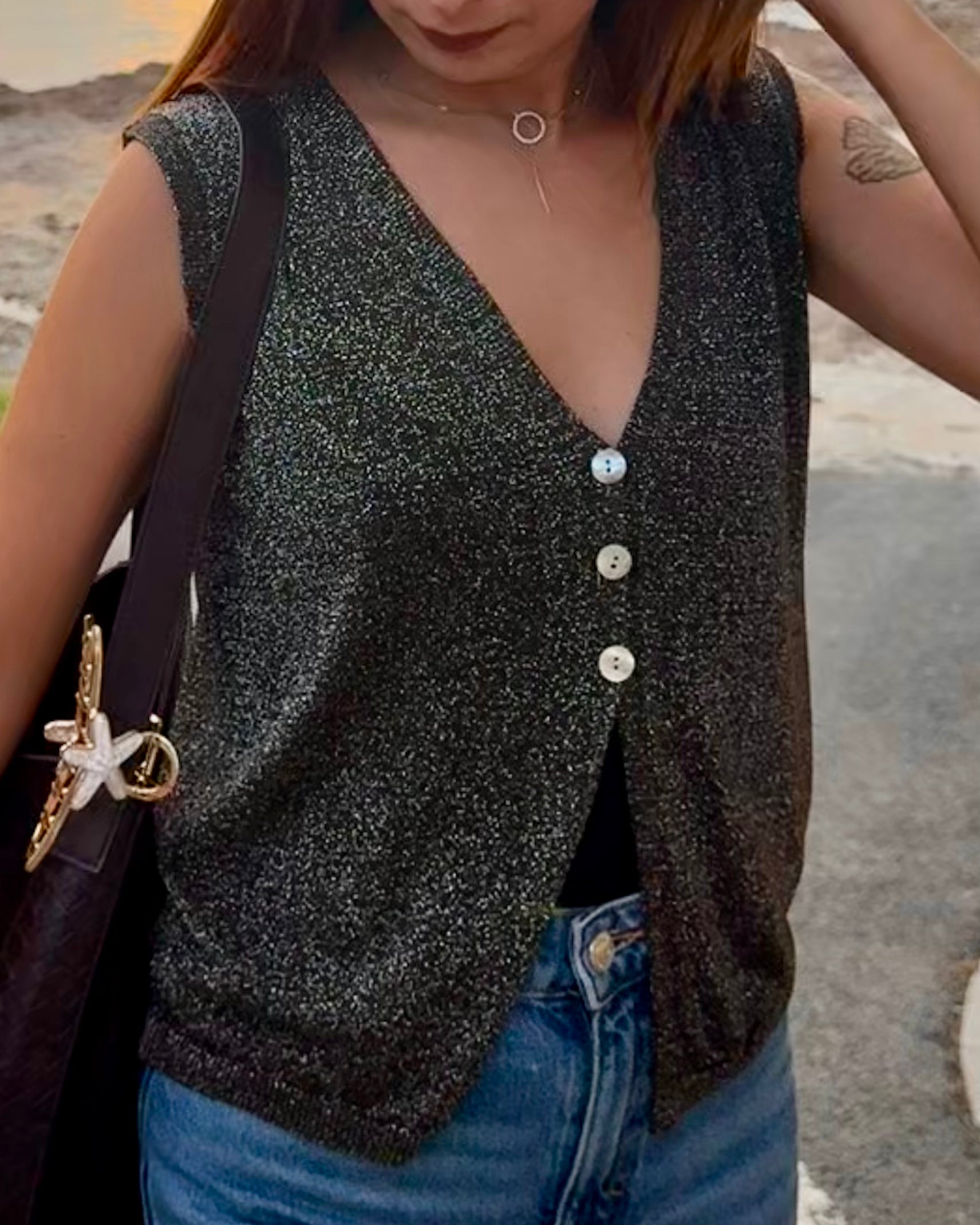 Chaleco Zaira marrón