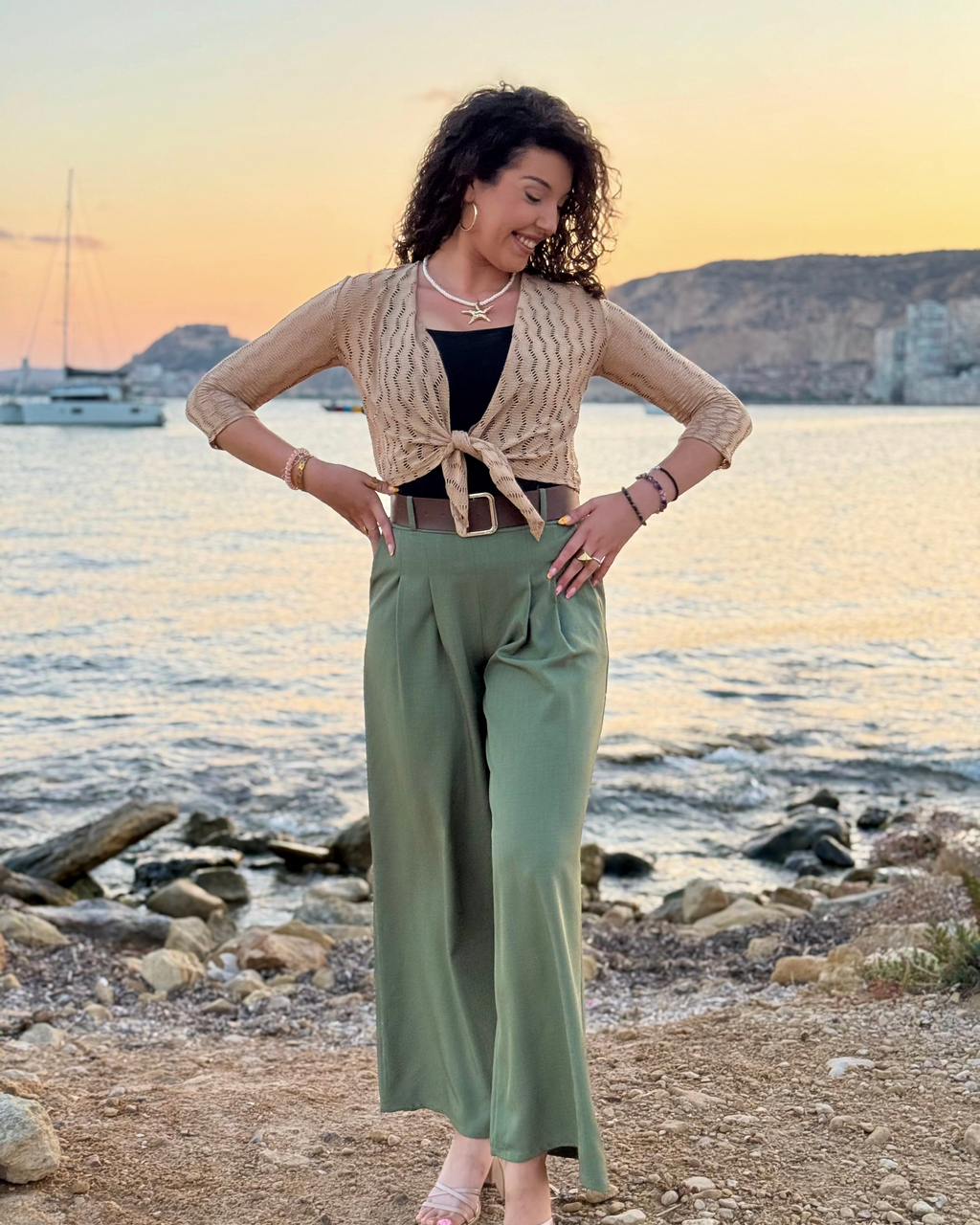 Pantalón Rania verde