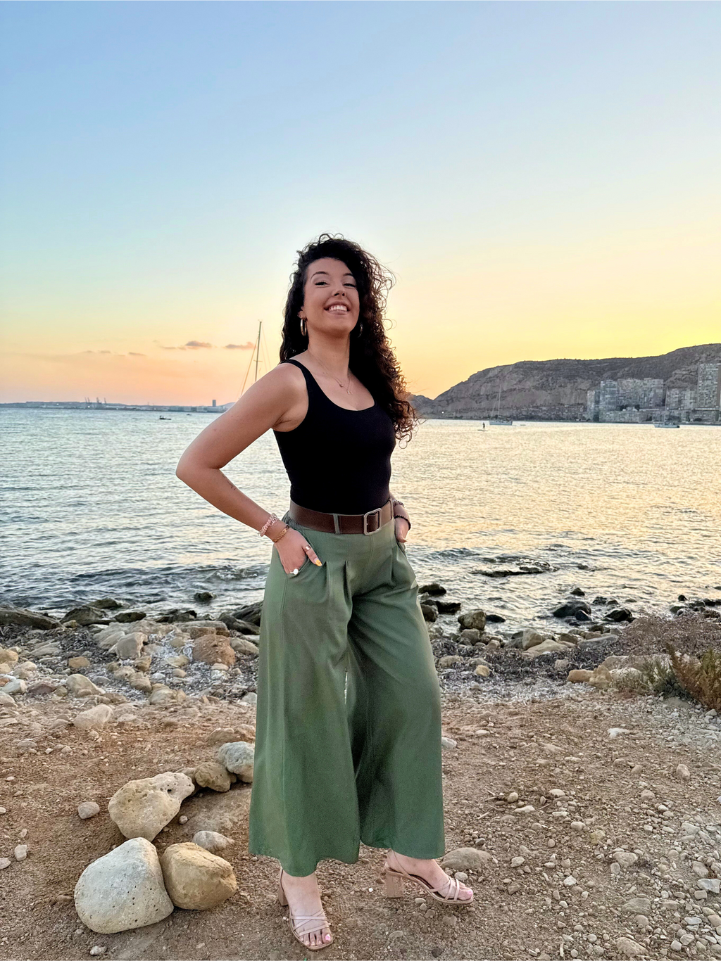 Pantalón Rania verde