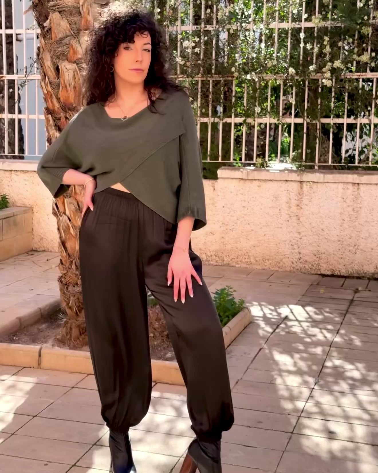 Pantalón Daria marrón