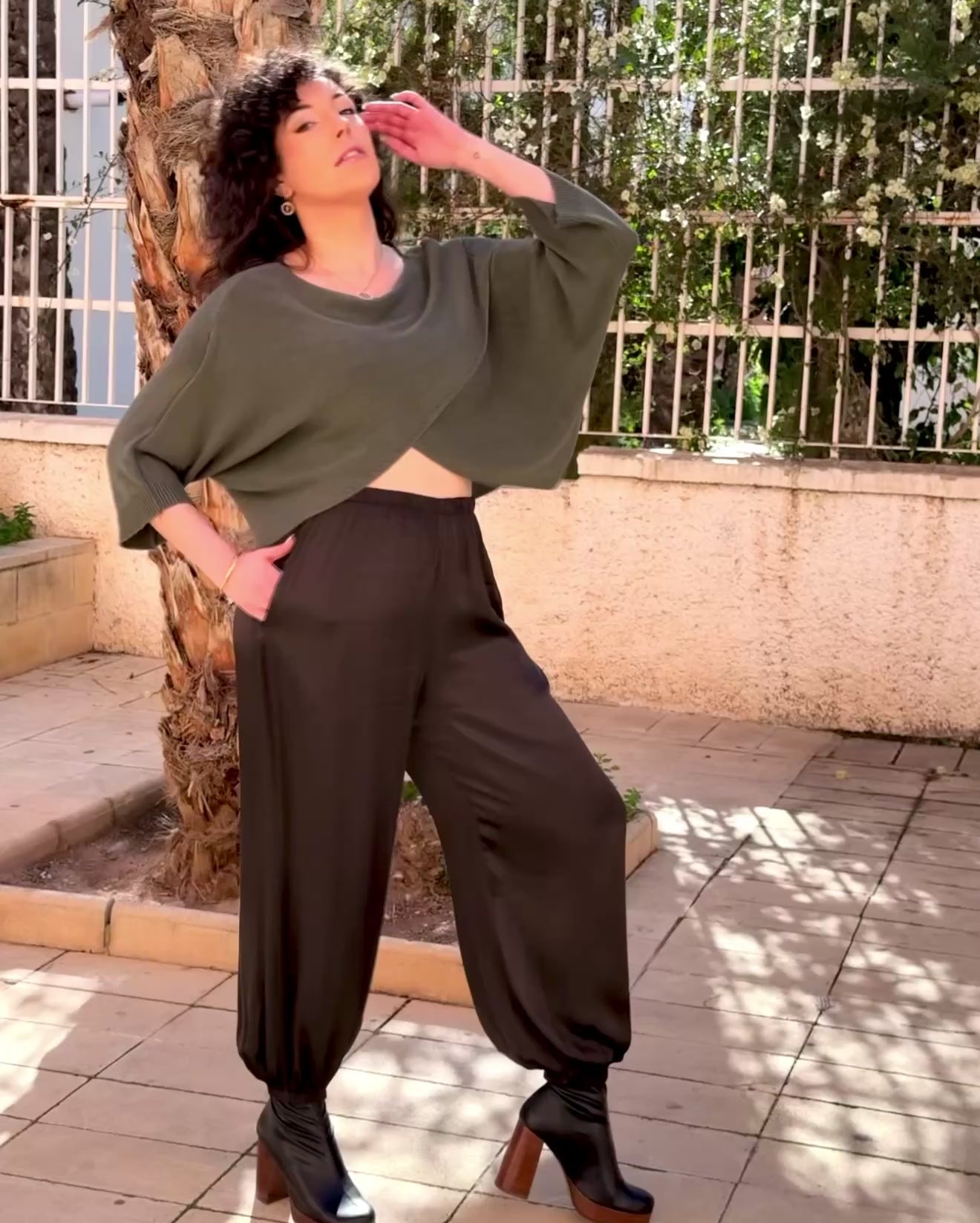 Pantalón Daria marrón